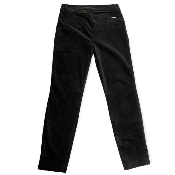 Espirit Black Suede High Rise Cropped Dress Pants - Picture 3 of 6